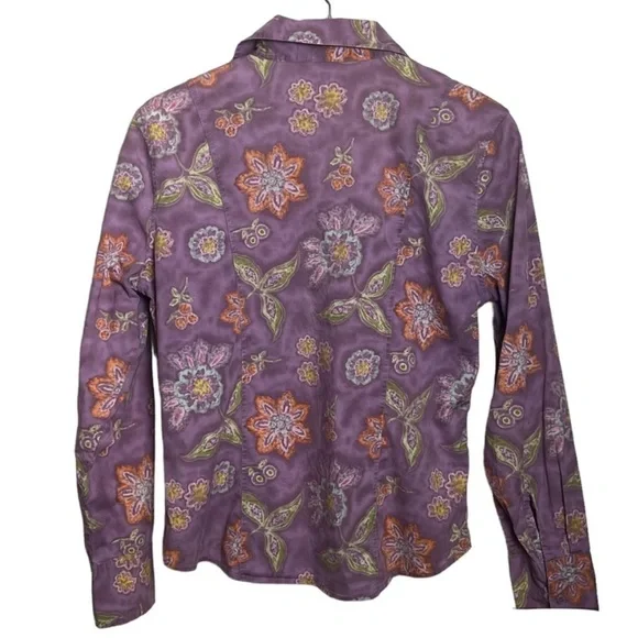 CHRISTOPHER & BANKS Floral Button Down Shirt - Picture 2 of 11